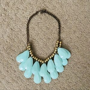 Topshop Freedom Jewelry Mint Green Chunky Necklace